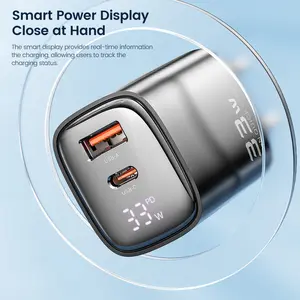 Toocki pengisi daya Cepat 33W Pd Gan, aksesori pengisi daya ponsel perjalanan USB pengisi daya 30W Tipe C UNTUK Iphone