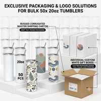 Gobelets isothermes fins en acier inoxydable de 20 oz, vierges pour sublimation, avec couvercle coulissant, pour tasses de fête personnalisables