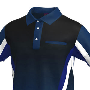 Logotipo personalizado al por mayor de fábrica para uniformes de punto de manga corta para camisas de transferencia de calor DTG Impresión digital de secado rápido - Product Image 1