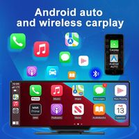 Navigasi GPS Layar Sentuh 10,26 Inci BARU, Dashcam 4G Kamera Depan dan Belakang Ganda, ADAS, Carplay & Android Auto, Streaming Langsung
