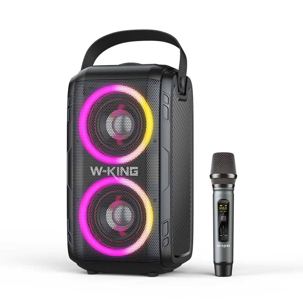 W-KING ポータブルパーティースピーカー T9-2 2本セット Amazon.com: W-KING 80W Portable Party Boom Box Outdoor