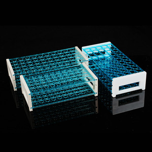 Hui En <b>Plastic</b> Test <b>Tube</b> Rack 13mm 16mm 18mm Hole Modular Detachable Lab Use - Product Image 1
