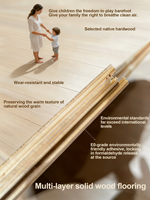 Plancher en bois d'ingénierie en chêne de qualité supérieure de 15 mm, motif en chevrons, design moderne pour la décoration de la maison