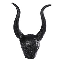 Costumes d'Halloween Cornes de maléfique Casque de luxe Chapeau noir maléfique pour femmes