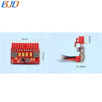 Modul PSU Pico ATX 160W Output 24Pin, Input DC 12V, Konektor PCIe 6Pin Male untuk Casing Komputer Mini PC