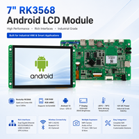 Pantalla Táctil Capacitiva Industrial de 7 Pulgadas, Módulo de Pantalla LCD TFT, Resolución 1024x600, Brillo de 350 Nit, RK3568 Android