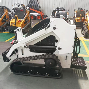 Cheapest EPA EURO5 <strong>Small</strong> Garden Mini <strong>Loader</strong> Stand on <strong>Wheel</strong>/Track Skid Steer <strong>Loader</strong> With Bucket - Product Image 4