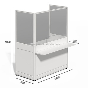 Bureau de séparation de séparation de système démontable de pièce de bureau qui respecte l'environnement + cloisons - Product Image 6