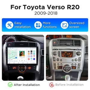 Radio para Auto Junsun con Android Carplay para Toyota Verso R20 2009-2018, Ventilador de Enfriamiento Integrado, GPS, Navegación, Reproductor Multimedia - Product Image 2