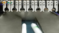 Impresora de chorro de tinta de alta velocidad automática para tubo (7 cabezales de impresión simultáneamente)