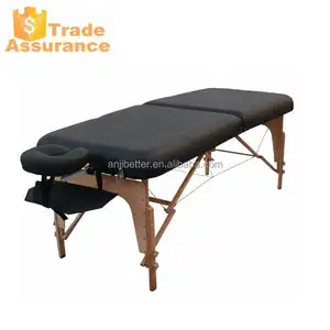 Melhor spa salão de beleza mobiliário mesa de massagem alicante, tabelas de massagem portátil, capa de madeira ajustável pernas camas