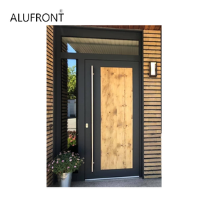 <span class=keywords><strong>Porte</strong></span> d'entrée pivotante aluminium extérieur grandes portes doubles avant pour maisons portes d'entrée de sécurité modernes - Product Image 6