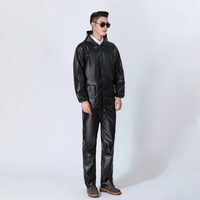 Veste en cuir PU imperméable et résistante à l'huile pour homme, veste spécialisée pour l'atelier de réparation automobile
