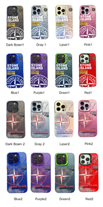 Custodie per cellulari personalizzate IMD color argento con motivo Stone Island di tendenza per iPhone 12 13 14 15 16 17 Air Xr Xsmax - Accessori per telefoni - Product Image 3