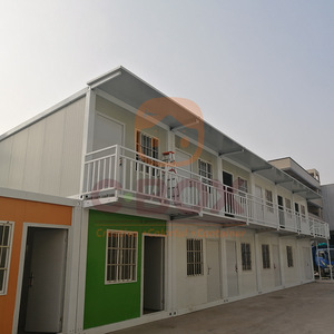บ้านตู้คอนเทนเนอร์แบบถอดได้ทรงสี่เหลี่ยมผืนผ้าความหนามาตรฐานสำหรับหอพักสำนักงานสไตล์การออกแบบอุตสาหกรรม - Product Image 3