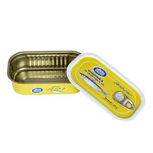 Boîte <span class=keywords><strong>de</strong></span> conserve recyclable vide pour sauce <span class=keywords><strong>caviar</strong></span> thon <span class=keywords><strong>boeuf</strong></span> viande poisson avec couvercle facile à ouvrir - Product Image 1