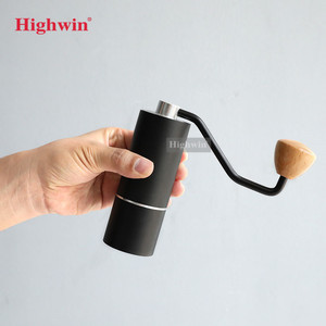 เครื่องบดกาแฟ Beechwood ลูกบิดเซรามิกสำหรับเดินทาง,เครื่องบดกาแฟด้วยมือ - Product Image 2