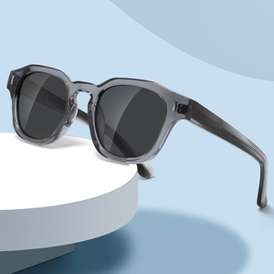Gafas de Sol de Acetato para Hombre, Montura Negra, Lentes TAC con Protección UV400, Polarizadas, para Viajes, Conducir, Atuendos de Moda - Product Image 3