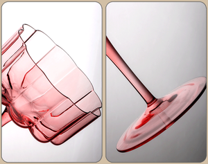 Verres à <span class=keywords><strong>martini</strong></span> et gobelets à champagne créatifs en forme de pétale côtelé de haute qualité pour mariage, verrerie vintage en forme de pétale – Vente en gros - Product Image 3