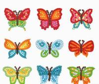 XIXI Kits de Peinture Diamant Peinte à la Main Série DIY Jouet Artisanat Enfant Garçons Dessins Animés Acrylique Forme Irrégulière Perles Complètes Art