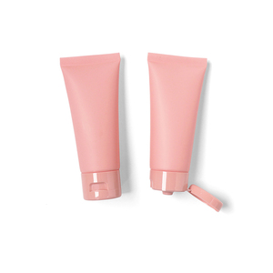 Custom logo Soft Cosmetic Squeeze Tube 60ml 60g Sunscreen Skin Care Matte Pink Empty Soft Lotion Hand Cream Tube <b>with</b> <b>Flip</b> <b>Top</b> - Product Image 3