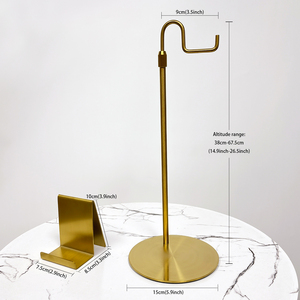 Maniquí de Metal Resistente y Elegante con Cabeza Blanca de Alta Calidad para Exhibición de Carteras y Bolsos - Product Image 2