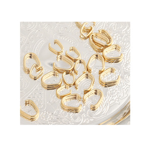 Cierre Cuadrado de Acero Inoxidable Chapado en Oro de 18k para Fabricación de Pulseras, Accesorio de Joyería DIY H1712 - Product Image 5