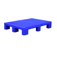 Palette en plastique KUDA 10576A-ACJJ, palette en plastique imprimée, nouveau matériau HDPE, 1050x760x175mm