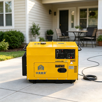 Hochwertiger Großhandels-Dieselgenerator mit zwei Spannungen, einphasig/dreiphasig, für den Haushalt, 110V/220V/380V, geeignet für Straßenverkauf.