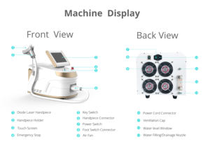 جهاز إزالة الشعر بالليزر ثلاثي الموجات 755 نانومتر و808 نانومتر و940 نانومتر و1064 نانومتر لعام 2026، بأربعة أطوال موجية للمنتجعات الصحية والصالونات - Product Image 5