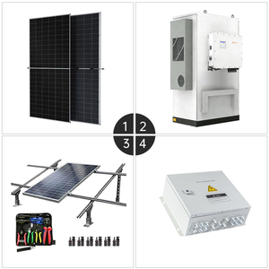 ชุดโซลาร์เซลล์ Wingosolar 125kW/261kWh แบบครบชุด ระบบไฮบริดเชื่อมต่อกับระบบไฟฟ้าสาธารณะ พร้อมแบตเตอรี่สำรองพลังงานสำหรับโรงงาน - Product Image 3