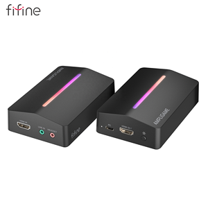 Tarjeta de Captura de Video Fifine V3 RGB para Transmisión en Vivo y Juegos, USB 3.0 Tipo-C, Grabadora de Video 4K MP4 VHS - Product Image 1