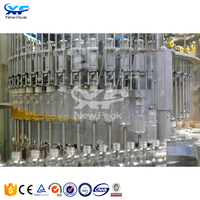 Ligne de production automatique de jus de fruits RCGF40-40-10Fully 17000/phb machine de remplissage complète de jus d'orange de bouteille PET