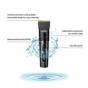 卸売プロフェッショナル充電式コードレス理髪店男性用バリカン - Product Image 4