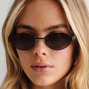 Sifier Vintage Metalen Frame Uv400 Ovale Lens Zonnebril Retro Custom Metalen Frame Zonnebril Mannen Vrouwen - Product Image 2