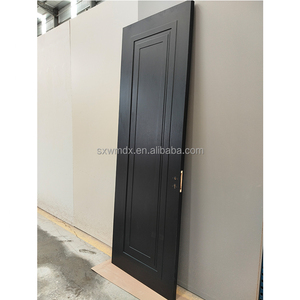 Oem chân không hình thành 3D khắc với phức tạp nâng lông-cứu trợ thiết kế cửa gỗ màu đen được sản xuất bởi cửa gỗ chân không Laminator - Product Image 3