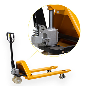 Noelift kustom troli tangan hidrolik, toko perbaikan mesin Jack truk palet Manual roda nilon 2ton 2,5 ton 3ton - Product Image 4