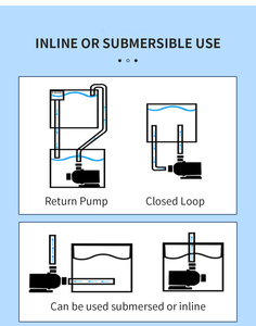 Bomba de agua sumergible para estanque de 4000 a 20000LPH, bomba de retorno de acuario ajustable de velocidad acuática AC, bomba sumergible - Product Image 4