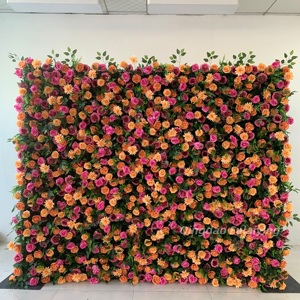 Popular 8x8ft White Ostrich <strong>Feather</strong> Wall Roll Up Cloth Back Flower Wall <strong>Wedding</strong> <strong>Decor</strong> Backdrop - Product Image 2