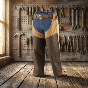 Lightweight Mid-Weight Customize Outdoor High Quality Patchwork Polyamide-Chap Pant Trousers For Hunting and Shooting - Product Image 3