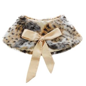 女の子用ファッションフェイクファーボレロ肩をすくめる冬用ジャケットクロークウェディングプリンセスショールケープ子供用 - Product Image 3