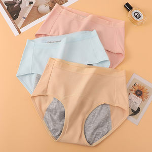 Super Absorbant 3 Couches <span class=keywords><strong>Cycle</strong></span> <span class=keywords><strong>Menstruel</strong></span> Graisse Dames Taille Haute Coton Sous-Vêtements Filles Période Culotte pour Femmes QS113G104 - Product Image 3