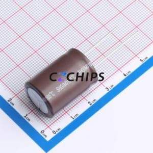 Condensateur électrolytique en aluminium à montage traversant DHG450M476N250S1AA, montage traversant, D18xL25mm 47uF 20% 450V 1.1A-100kHz - Product Image 2