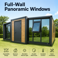 Casa Móvil Prefabricada de 20 pies para Campamento Petrolero, Oficina Portátil Lista para Usar, Casas Prefabricadas Plegables