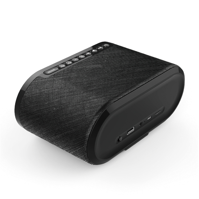 Full-range 10W Speaker IPX4 Waterproof Loudspeaker Fabric Mesh Bluetooth 5.3 Speakers Box for Indoor