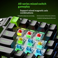 ATTACK SHARK M36HE Single Hand Hall Effect Magnetic Keyboard 0.01mm RT 8000Hz 0.08ms for PC FPS electronic sports