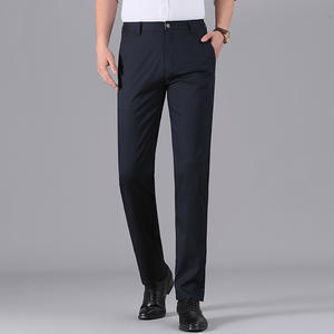 Venta caliente Nuevos pantalones de negocios para hombres Pantalones casuales de fibra de bambú antiarrugas sin hierro Pantalones para hombres - Product Image 3