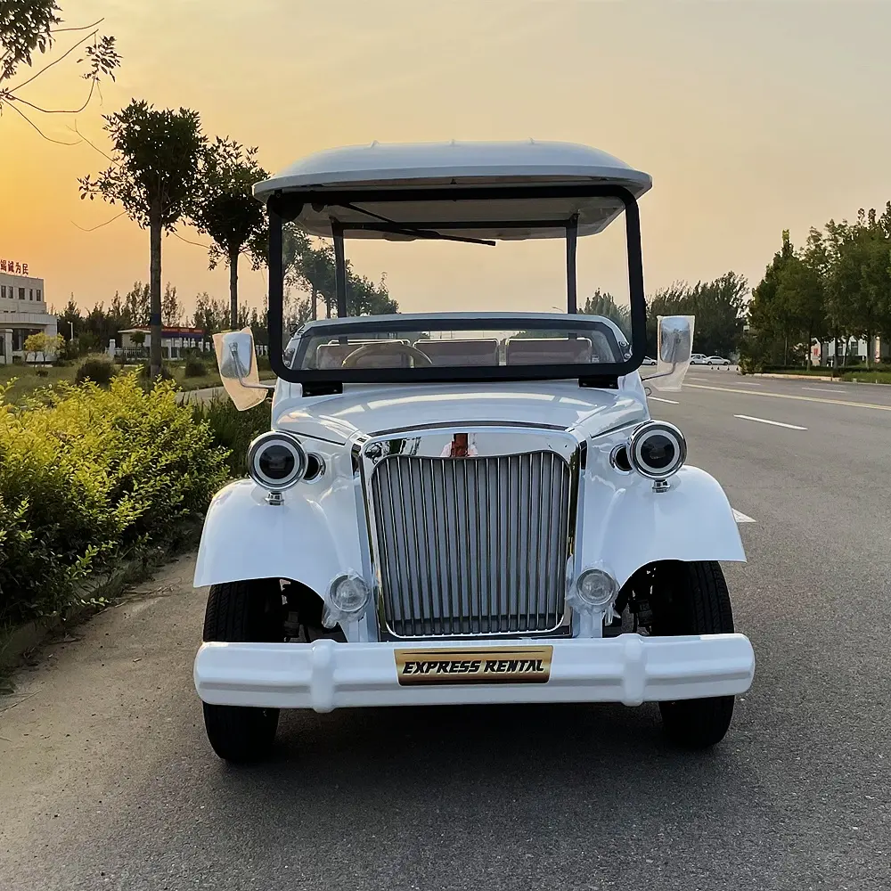 Colore personalizzato unico stile alla moda trasporto speciale auto d'epoca idilliaca turismo golf cart auto d'epoca