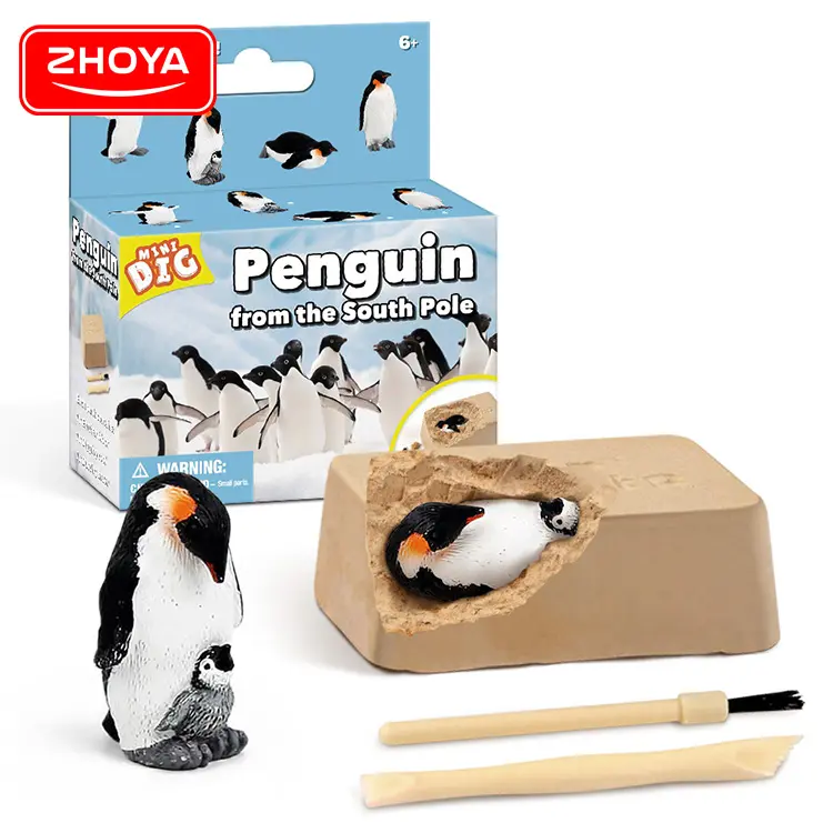 Diy Educational Toy Penguin Gemstones Dig Toy Educational Explore Science Kit Cheap Toys For Kids