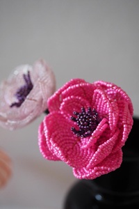 <span class=keywords><strong>Bouquet</strong></span> de fleurs artificielles perlées Anémone, centre de table de mariage, fleurs éternelles pour cadeaux de mariage et remerciement des enseignants - Product Image 2